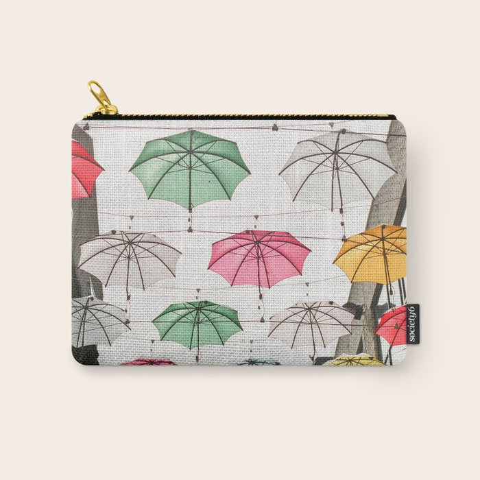 Ireland Dublin | Colorful street photography | Umbrella's Carry All Pouch Gallery Image 1