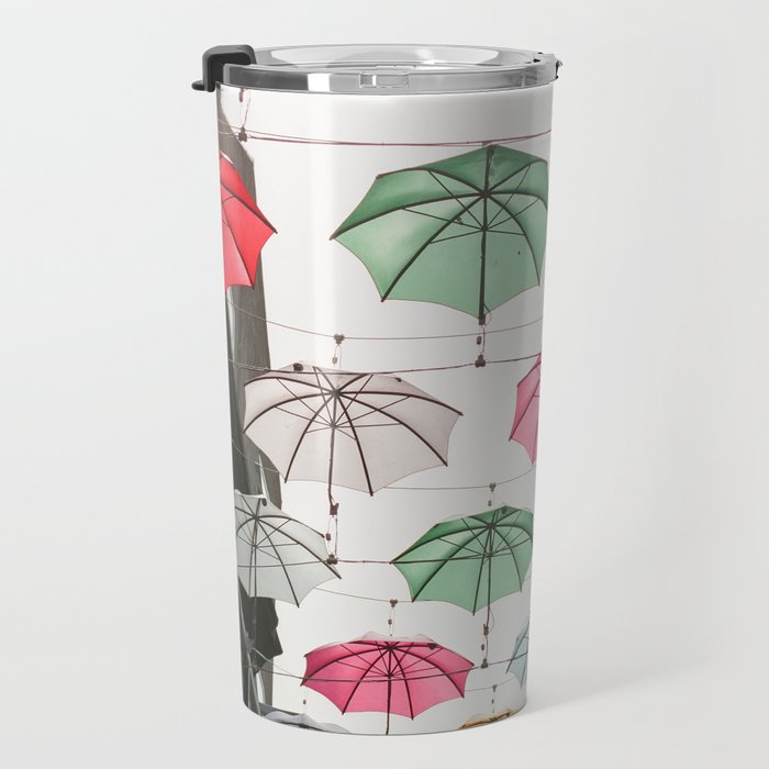 Ireland Dublin | Colorful street photography | Umbrella's Travel Mug Gallery Image 3