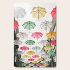 Ireland Dublin | Colorful street photography | Umbrella's Cutting Board Gallery Image 1