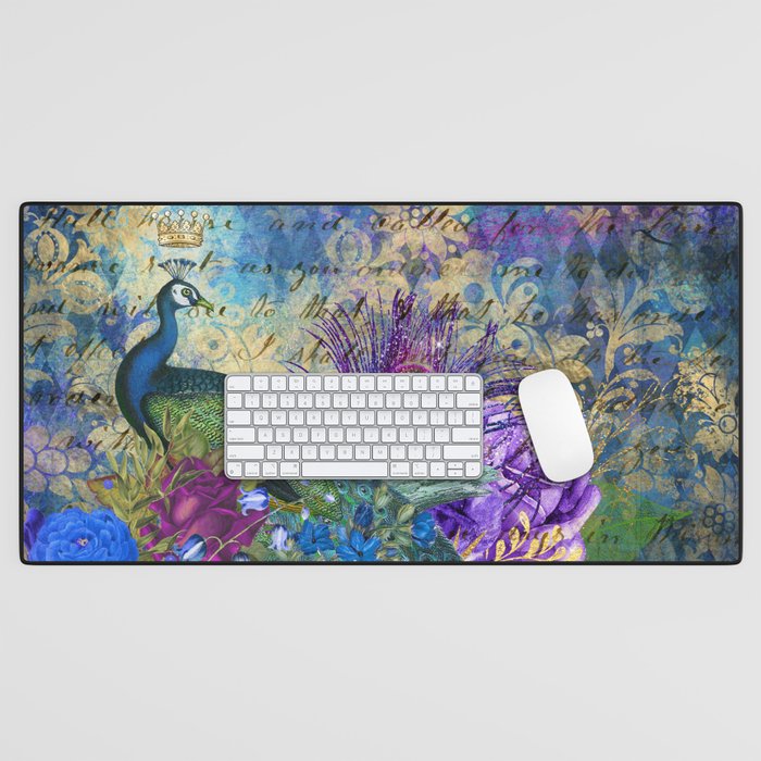 Feather Peacock 20 Desk Mat Gallery Image 1