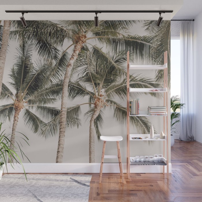 Hawaiian Palms Wall Mural Gallery Image 1