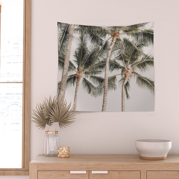 Hawaiian Palms Wall Tapestry Gallery Image 2