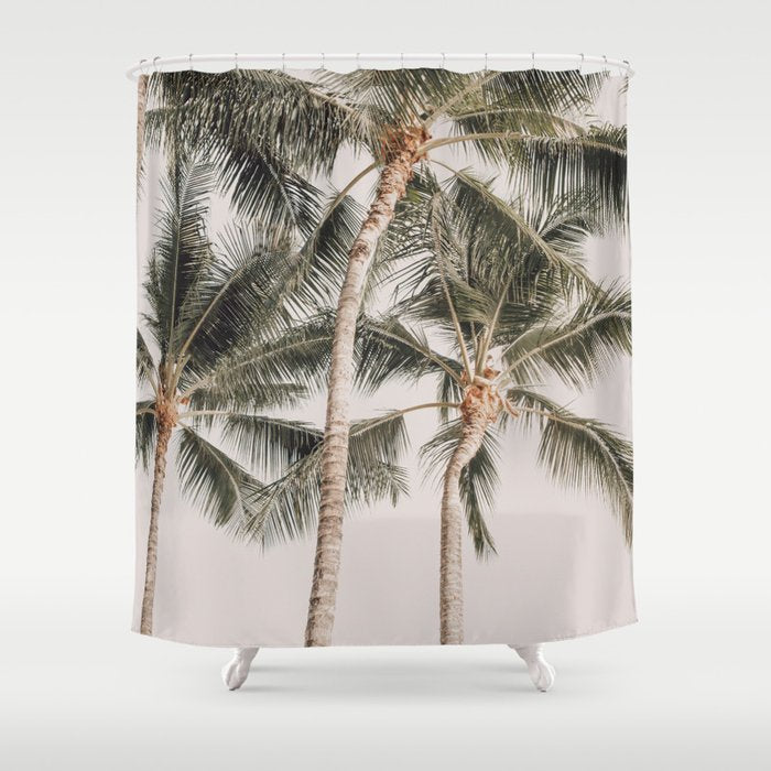Hawaiian Palms Shower Curtain Gallery Image 1