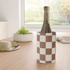 Checkered (Brown Cream) Wine Chiller Gallery Image 4