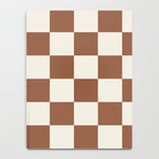 Checkered (Brown Cream) Notebook Gallery Image 4