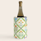 Vintage Botanical Floral Tile Pattern Wine Chiller Gallery Image 2