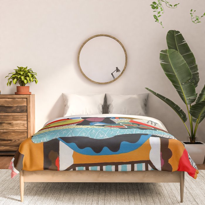 Picasso - Mandolin and Guitar (Mandoline et guitare) 1924 Artwork Comforter Gallery Image 3