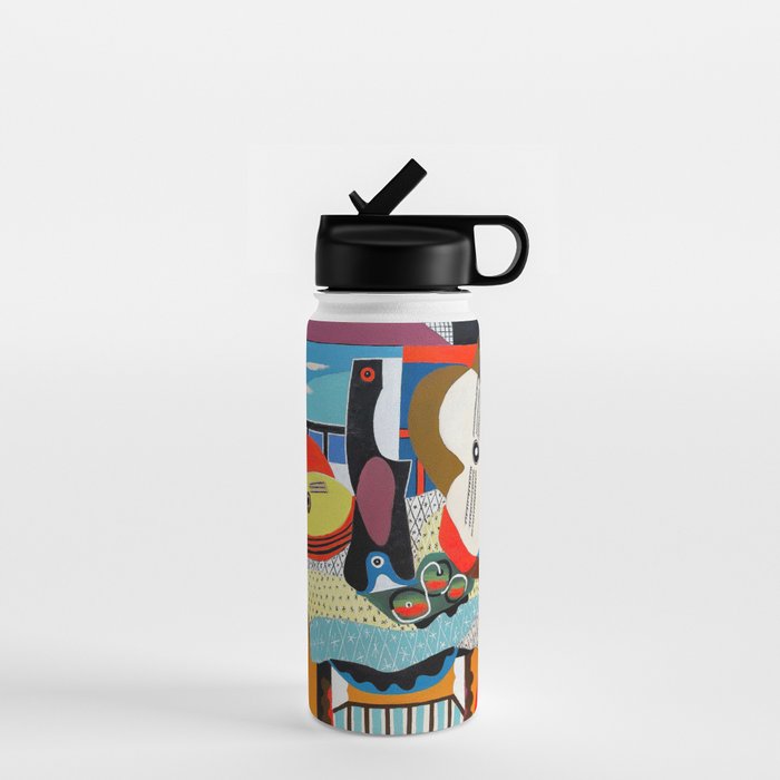 Picasso - Mandolin and Guitar (Mandoline et guitare) 1924 Artwork Water Bottle Gallery Image 1