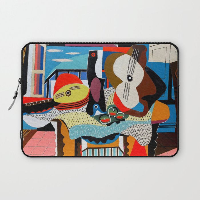Picasso - Mandolin and Guitar (Mandoline et guitare) 1924 Artwork Laptop Sleeve Gallery Image 1