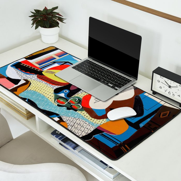 Picasso - Mandolin and Guitar (Mandoline et guitare) 1924 Artwork Desk Mat Gallery Image 2