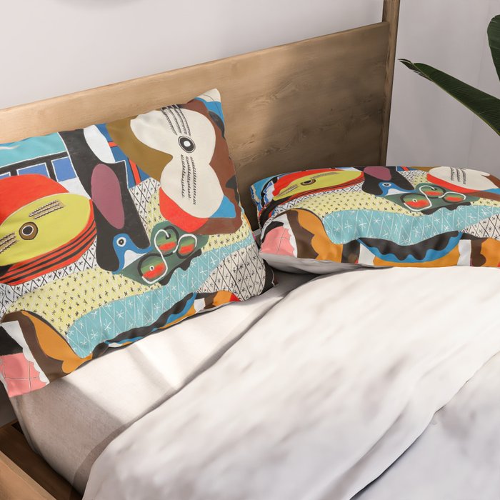 Picasso - Mandolin and Guitar (Mandoline et guitare) 1924 Artwork Pillow Sham Gallery Image 2