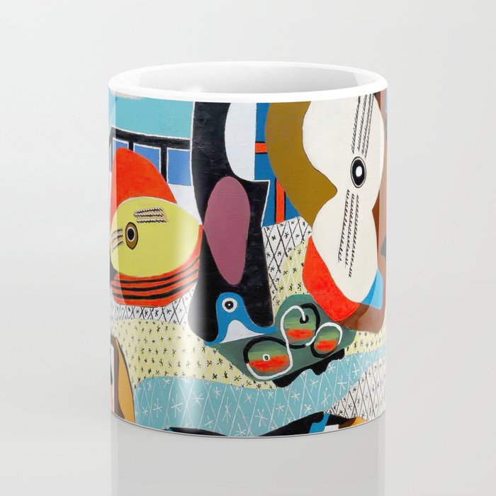 Picasso - Mandolin and Guitar (Mandoline et guitare) 1924 Artwork Coffee Mug Gallery Image 4