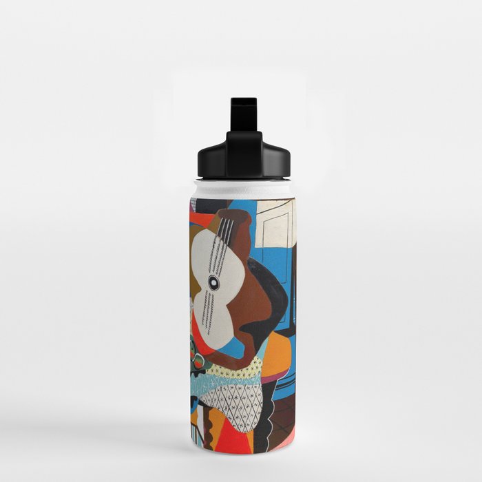 Picasso - Mandolin and Guitar (Mandoline et guitare) 1924 Artwork Water Bottle Gallery Image 2