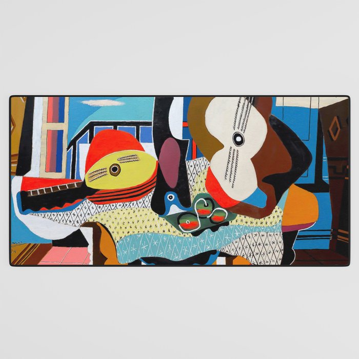 Picasso - Mandolin and Guitar (Mandoline et guitare) 1924 Artwork Desk Mat Gallery Image 3