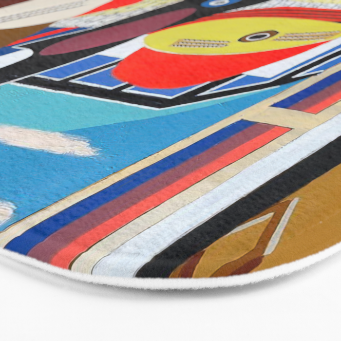 Picasso - Mandolin and Guitar (Mandoline et guitare) 1924 Artwork Bath Mat Gallery Image 3