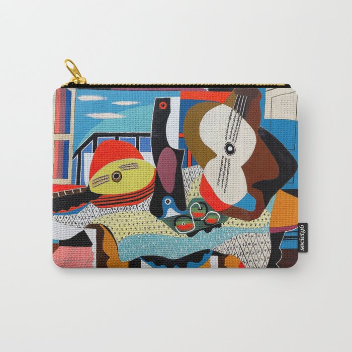Picasso - Mandolin and Guitar (Mandoline et guitare) 1924 Artwork Carry All Pouch Gallery Image 1