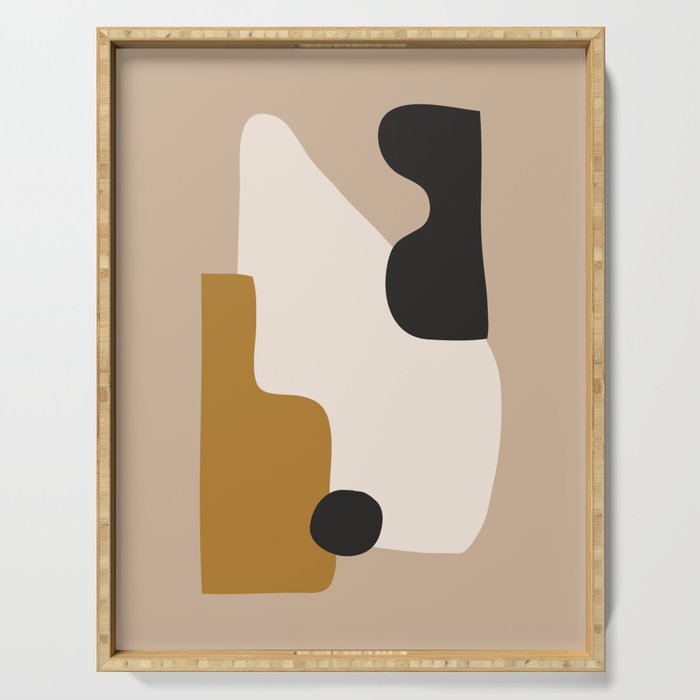 abstract minimal 16 Serving Tray Gallery Image 1