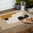 abstract minimal 16 Outdoor Rug Gallery Image 2