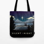 Silent Night - Submarine Holiday Tote Bag Gallery Image 1