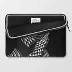 0622-JAL Heart Shape Pattern on Breasts and Nude Body Abstracted by Optical Patten Laptop Sleeve Gallery Image 2