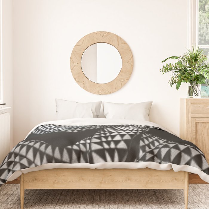 0622-JAL Heart Shape Pattern on Breasts and Nude Body Abstracted by Optical Patten Duvet Cover Gallery Image 3