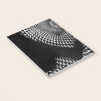 0622-JAL Heart Shape Pattern on Breasts and Nude Body Abstracted by Optical Patten Notebook Gallery Image 3