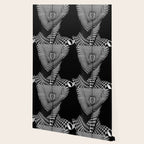 0622-JAL Heart Shape Pattern on Breasts and Nude Body Abstracted by Optical Patten Wallpaper Gallery Image 2