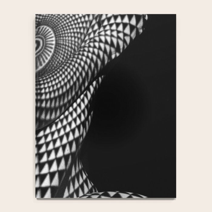 0622-JAL Heart Shape Pattern on Breasts and Nude Body Abstracted by Optical Patten Notebook Gallery Image 4