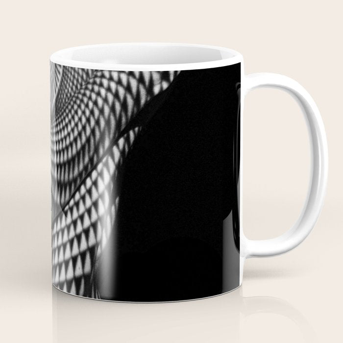 0622-JAL Heart Shape Pattern on Breasts and Nude Body Abstracted by Optical Patten Coffee Mug Gallery Image 1