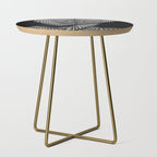 0622-JAL Heart Shape Pattern on Breasts and Nude Body Abstracted by Optical Patten Side Table Gallery Image 1