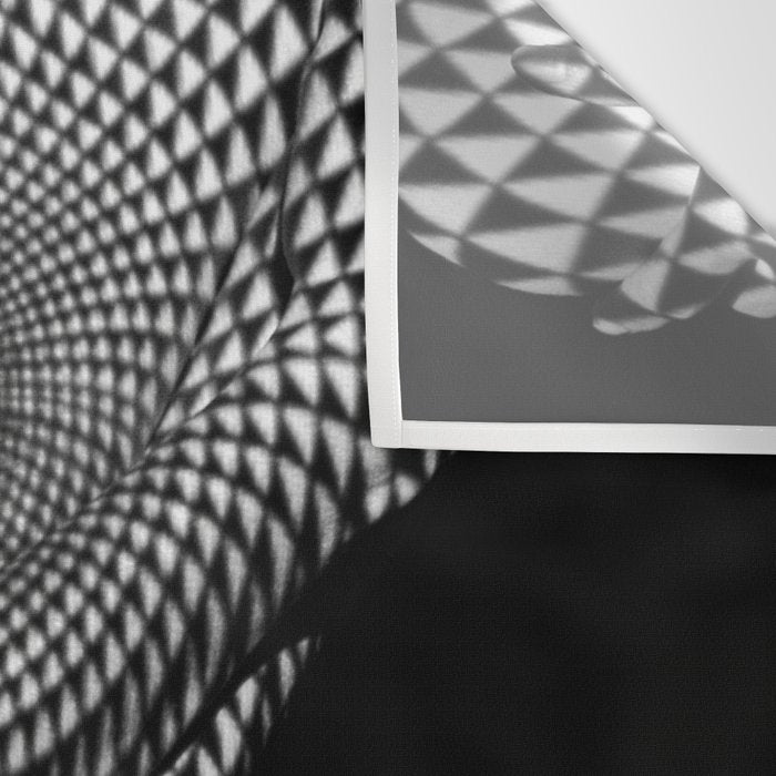 0622-JAL Heart Shape Pattern on Breasts and Nude Body Abstracted by Optical Patten Wall Tapestry Gallery Image 3