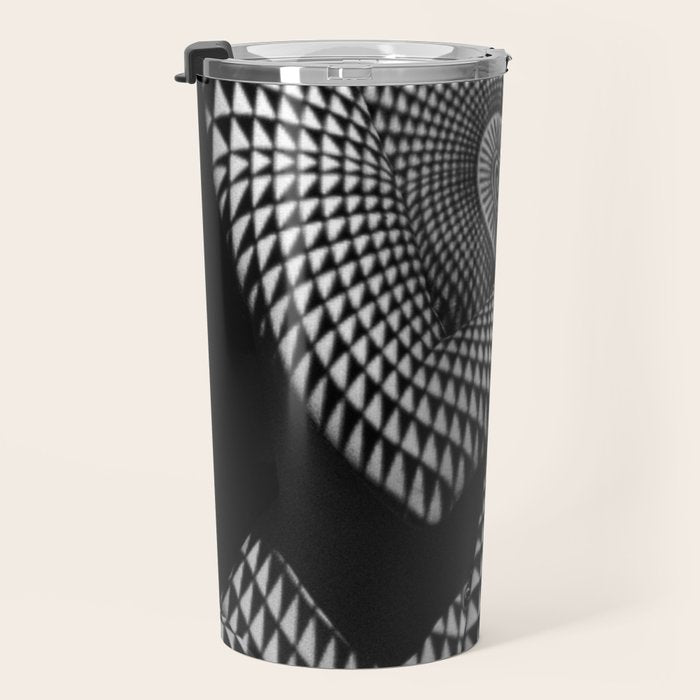 0622-JAL Heart Shape Pattern on Breasts and Nude Body Abstracted by Optical Patten Travel Mug Gallery Image 3