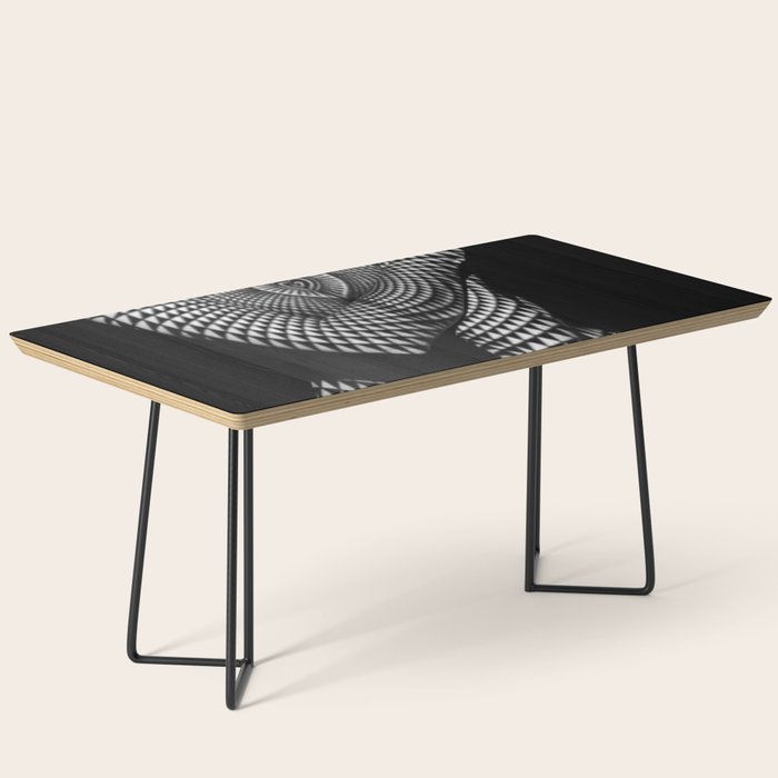 0622-JAL Heart Shape Pattern on Breasts and Nude Body Abstracted by Optical Patten Coffee Table Gallery Image 1
