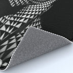 0622-JAL Heart Shape Pattern on Breasts and Nude Body Abstracted by Optical Patten Rug Gallery Image 4