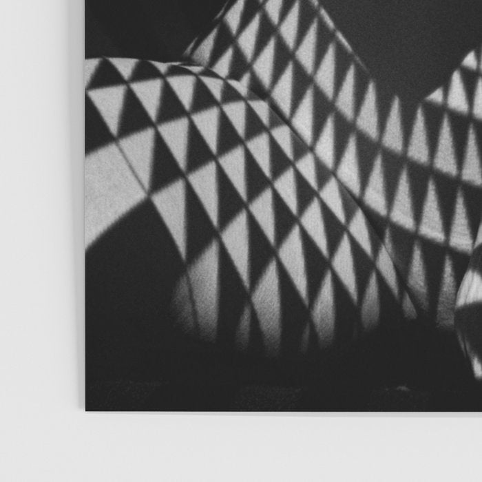 0622-JAL Heart Shape Pattern on Breasts and Nude Body Abstracted by Optical Patten Poster Gallery Image 3