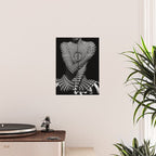 0622-JAL Heart Shape Pattern on Breasts and Nude Body Abstracted by Optical Patten Poster Gallery Image 2