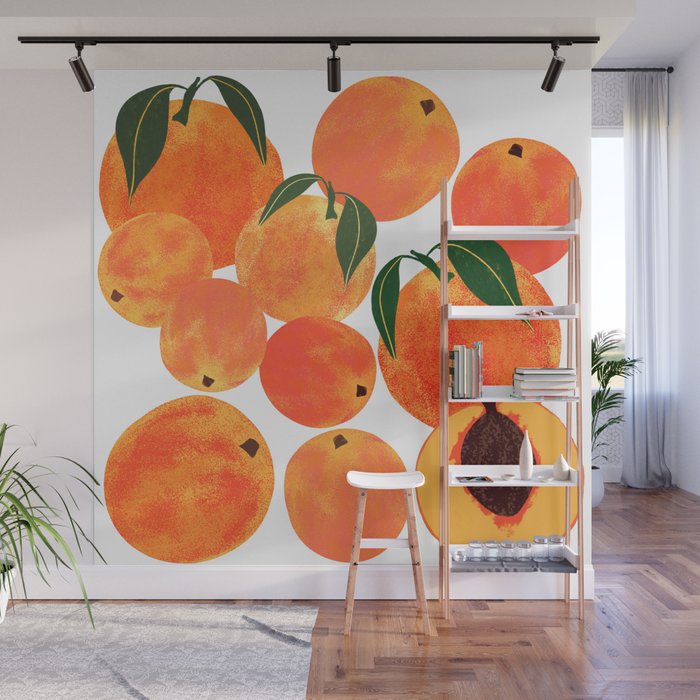 Peach Harvest Wall Mural Gallery Image 1
