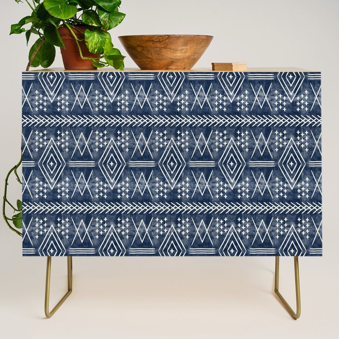 vintage moroccan - dark blue Credenza Gallery Image 1