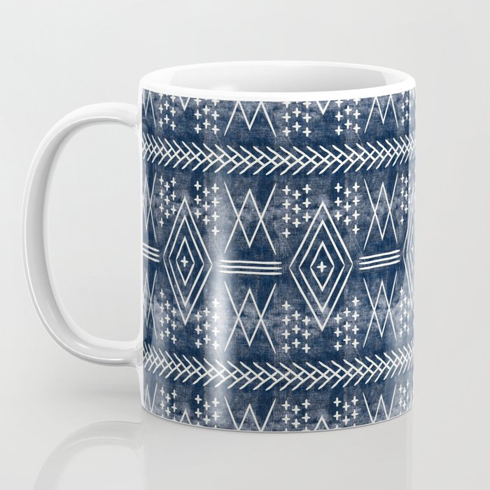 vintage moroccan - dark blue Coffee Mug Gallery Image 3