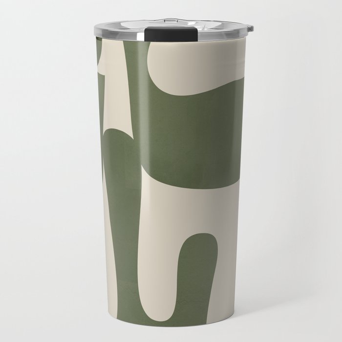 Modern Abstract Minimal Shapes 35 Travel Mug Gallery Image 1
