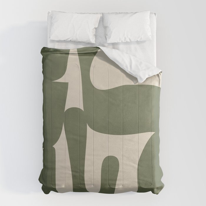 Modern Abstract Minimal Shapes 35 Comforter Gallery Image 6