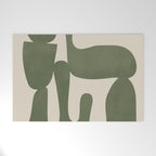 Modern Abstract Minimal Shapes 35 Welcome Mat Gallery Image 1