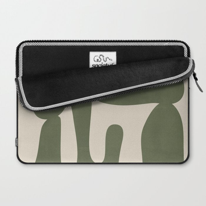 Modern Abstract Minimal Shapes 35 Laptop Sleeve Gallery Image 2