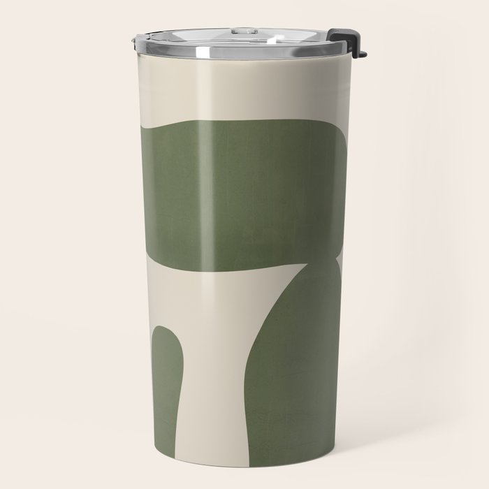 Modern Abstract Minimal Shapes 35 Travel Mug Gallery Image 2