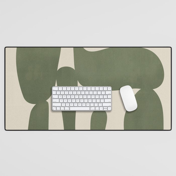 Modern Abstract Minimal Shapes 35 Desk Mat Gallery Image 1