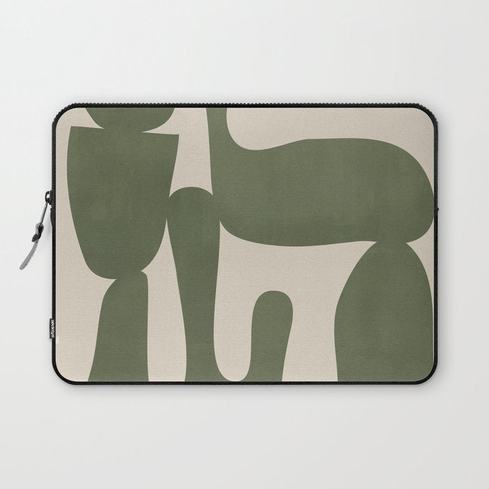 Modern Abstract Minimal Shapes 35 Laptop Sleeve Gallery Image 1
