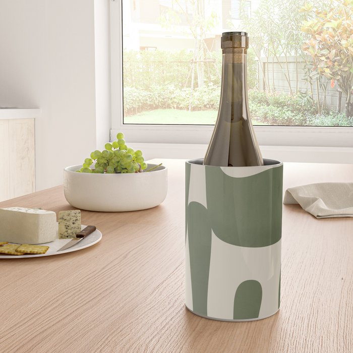 Modern Abstract Minimal Shapes 35 Wine Chiller Gallery Image 4
