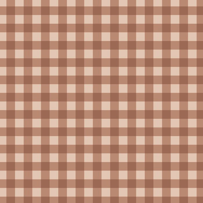 Gingham Plaid Pattern - Coffee Creme Coffee Mug Gallery Image 2