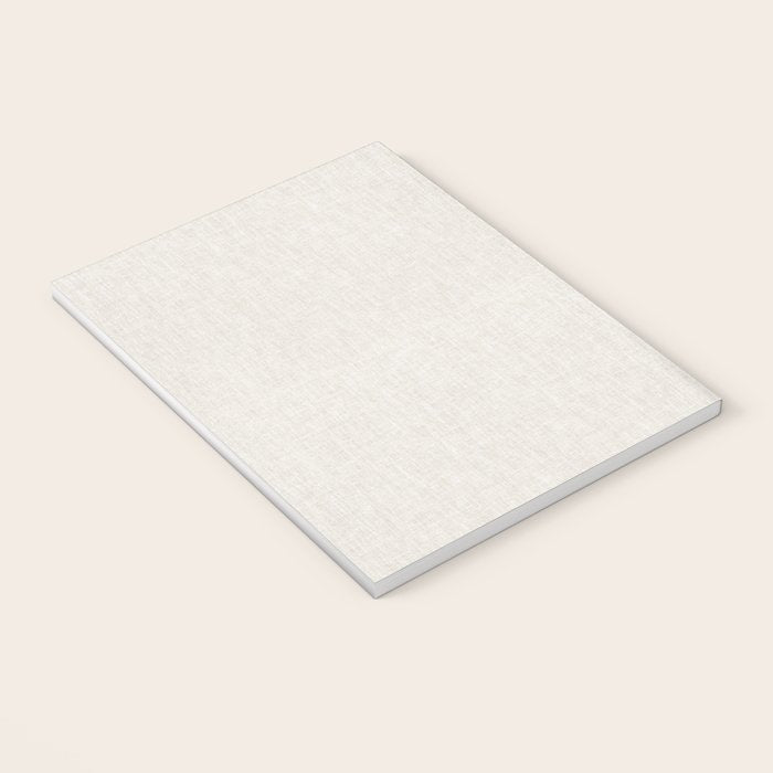 Peter the rabbit beige linen textured background Notebook Gallery Image 3
