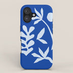Chathams Blue Collage: Paper Cutouts Matisse Edition  iPhone Case Gallery Image 1